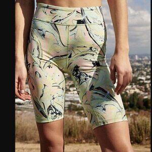 Free People FP Movement Lose Your Marbles Bike Shorts Sz S